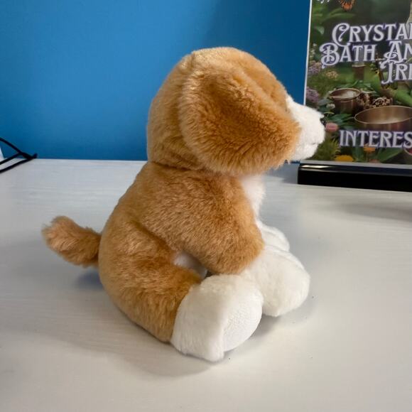 Ty Beanie Boo Franklin Dog • 6” Tan White Puppy Plush • Stuffed Animal EUC - Picture 3 of 5